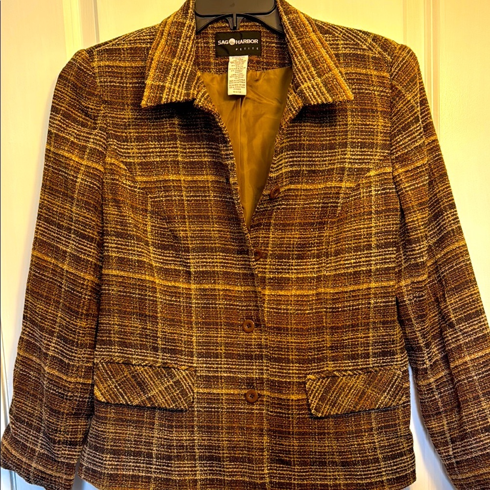 Sag Harbor Plaid Jacket